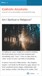 Mobile Screenshot of catholicalcoholic.com